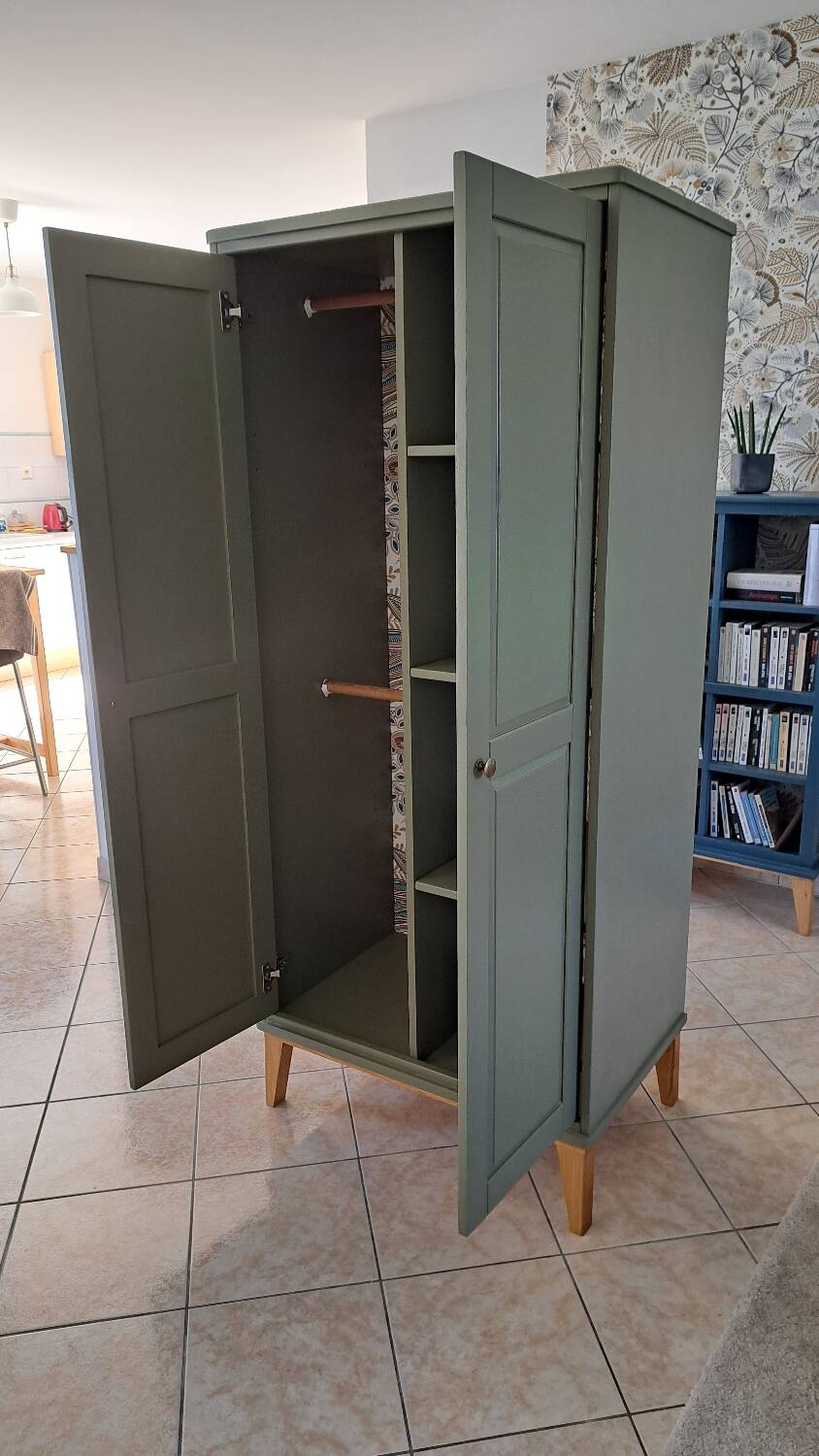 Wardrobe green Thisted