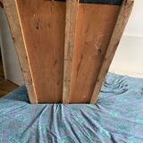 Old painted english marine chest