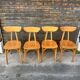 Suite de 4 chaises « banane » Lutherma