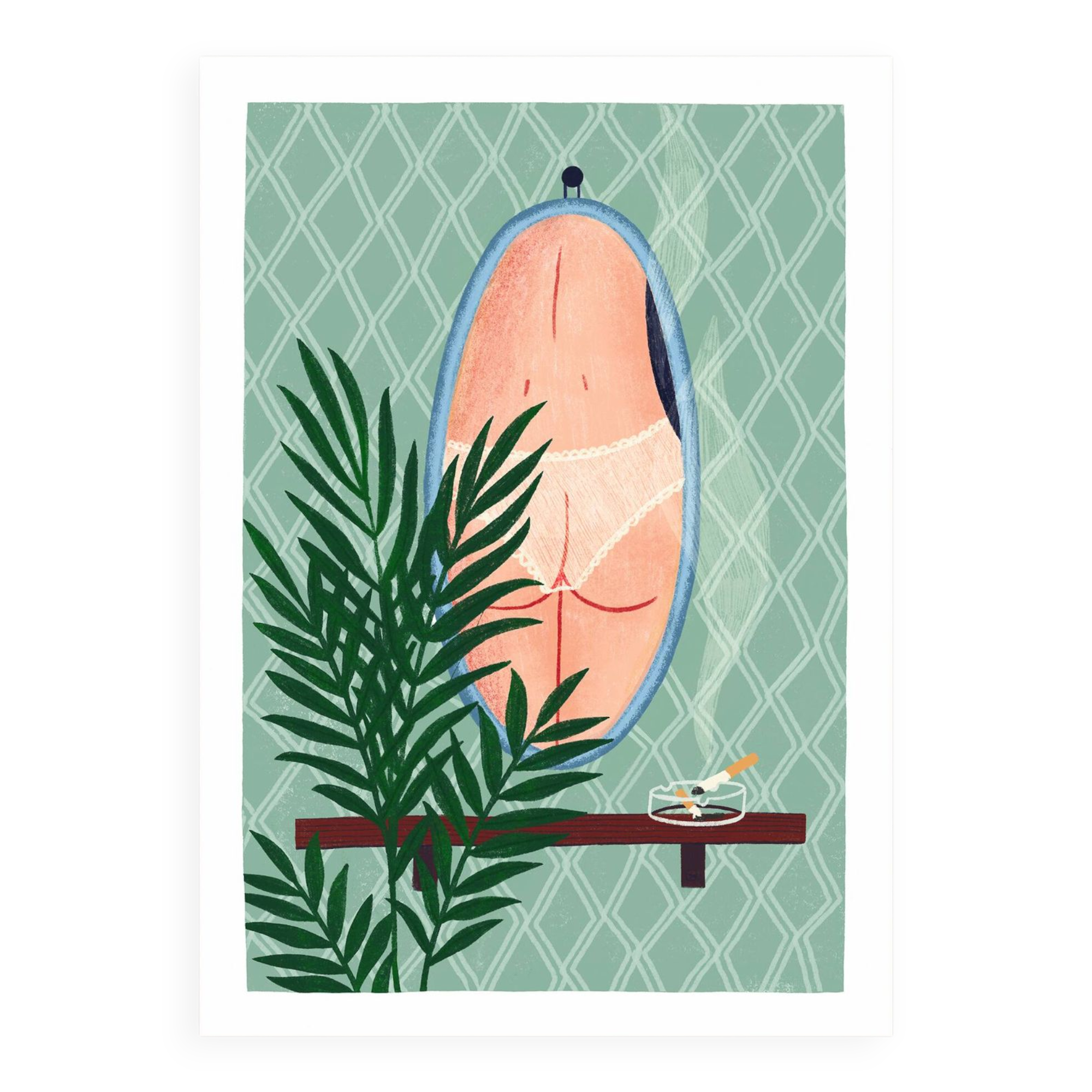 The panties - a3 illustration