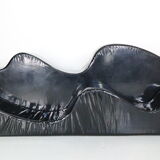 Superonda  Black Sofa by Archizoom Associati for Poltronova, 1960 Italy