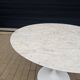 Original round Knoll Tulip dining table (120cm) Arabescato matte LIKE NEW!!