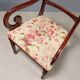 Antique Louis-Philippe armchairs in painted beech, 20th century