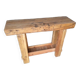 Console brutaliste 120 cm bois massif