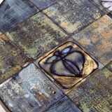 1960s enameled ceramic coffee table