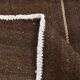 5x8 Dark Brown Ethnic Turkish Kilim Rug, 169x238Cm
