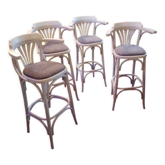 Lot de 4 tabourets de bar