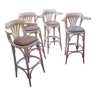 Lot de 4 tabourets de bar