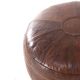 Pouf en cuir Woerdenbach - vintage
