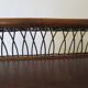 Bookcase - Bibus - 3 levels - woven rattan - bamboo - Vintage - 70s