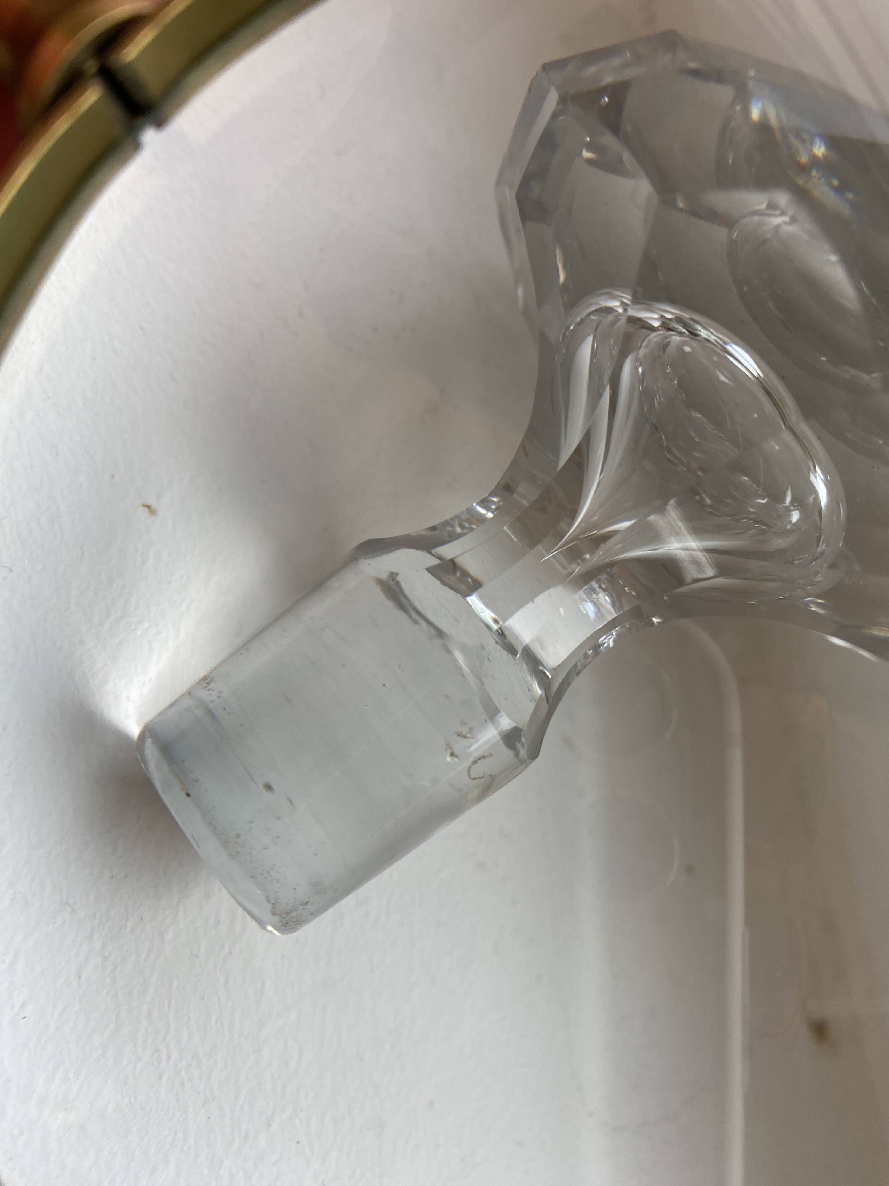 BACCARAT HARCOURT authentic 19th century crystal decanter