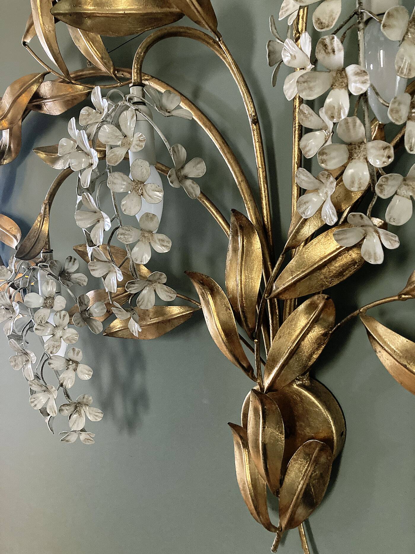 XXL floral wall light Hans Kogl