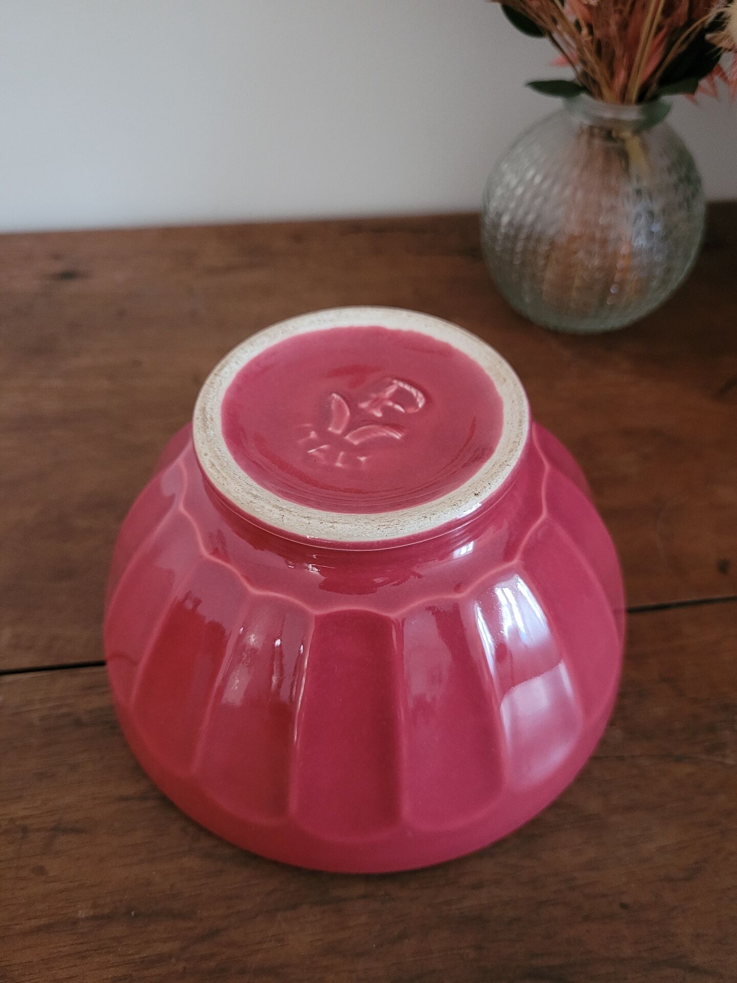 Bol vintage Italy red