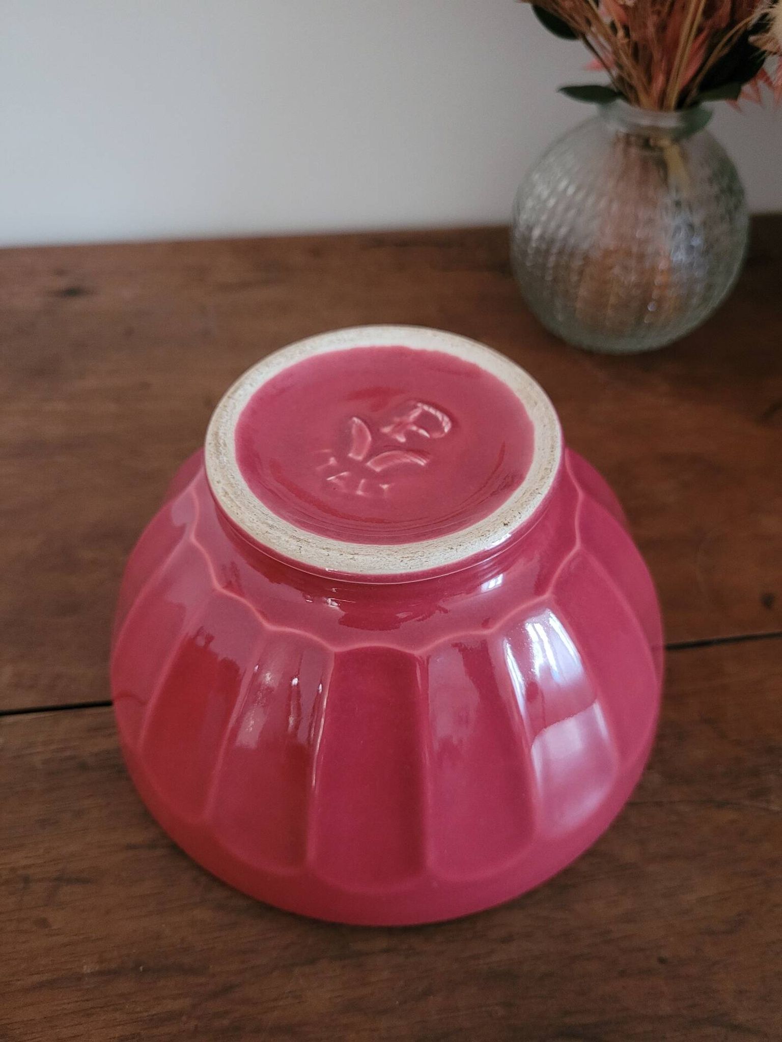 Bol vintage Italy red