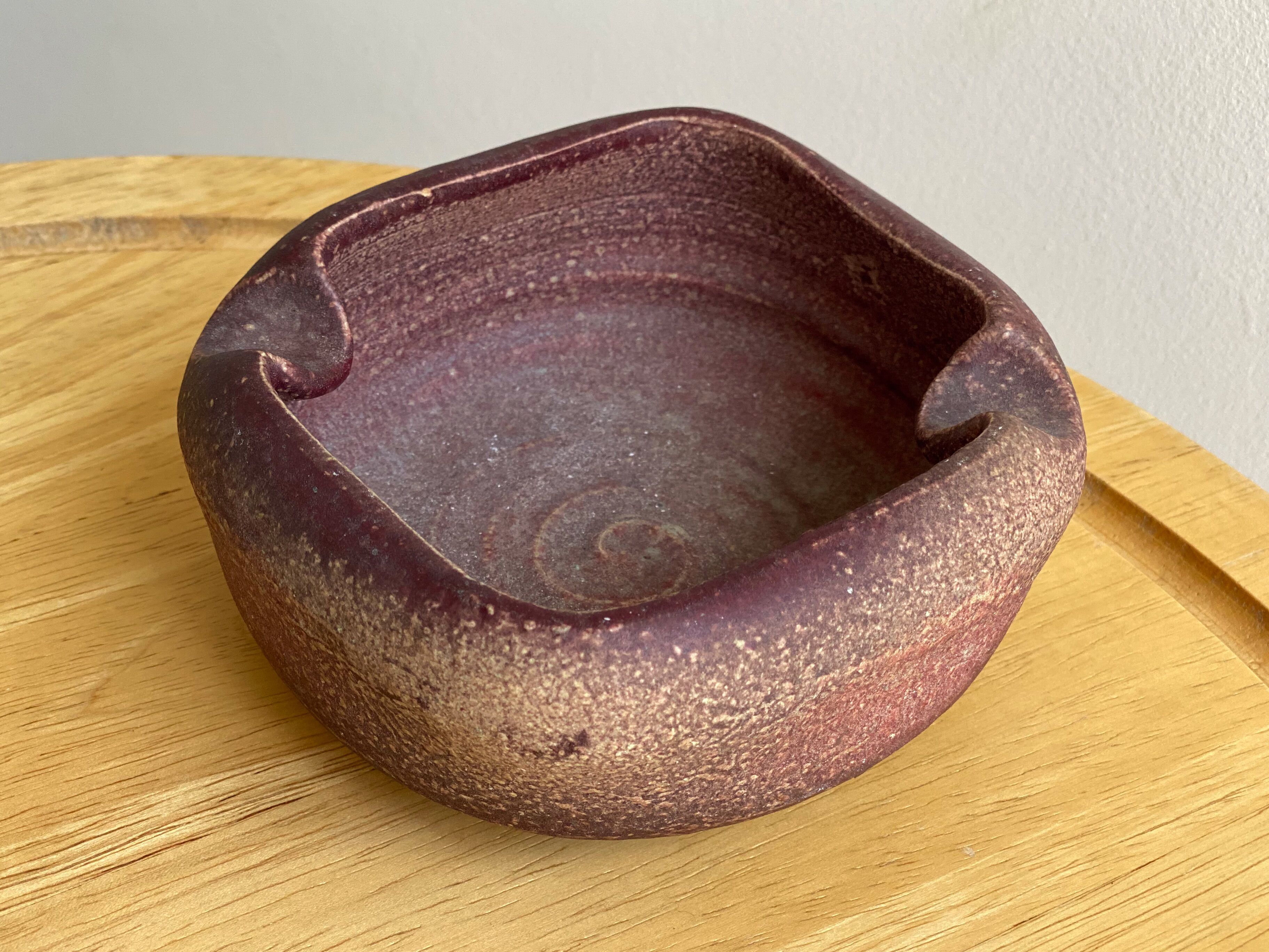 Dutch vintage Mobach Ashtray, Mid Century ceramics