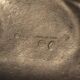 Vintage pewter dish