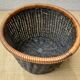 Black rattan planter