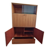 Brissac secretary in satin mahogany – French design from the 1960s.