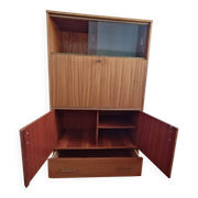Brissac secretary in satin mahogany – French design from the 1960s.