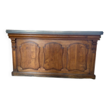 2 meter pewter bar counter - with invoice from 1923