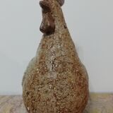 Coq en céramique craquelée athezza