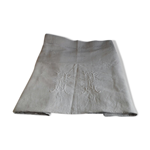 Drap toile lourde monogramme MM