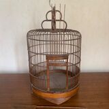 Old bird cage exotic wood