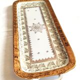 Rectangular porcelain cake dish B and C / Limoges