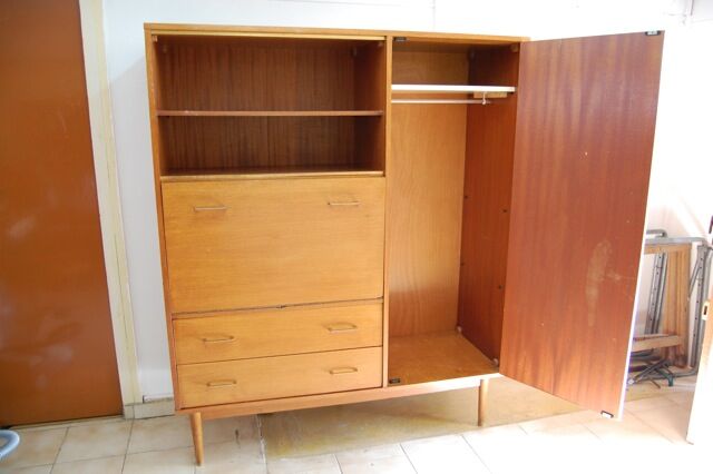 Cabinet / Secretary / closet vintage 50/60s