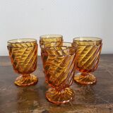 Baccarat amber glasses