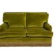 Khaki velvet toad sofa