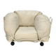 Edra Corbeille Armchair – In ivory white leather