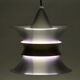Suspension en métal violet Bent Nordsted pour Lyskaer Belysning Lamp