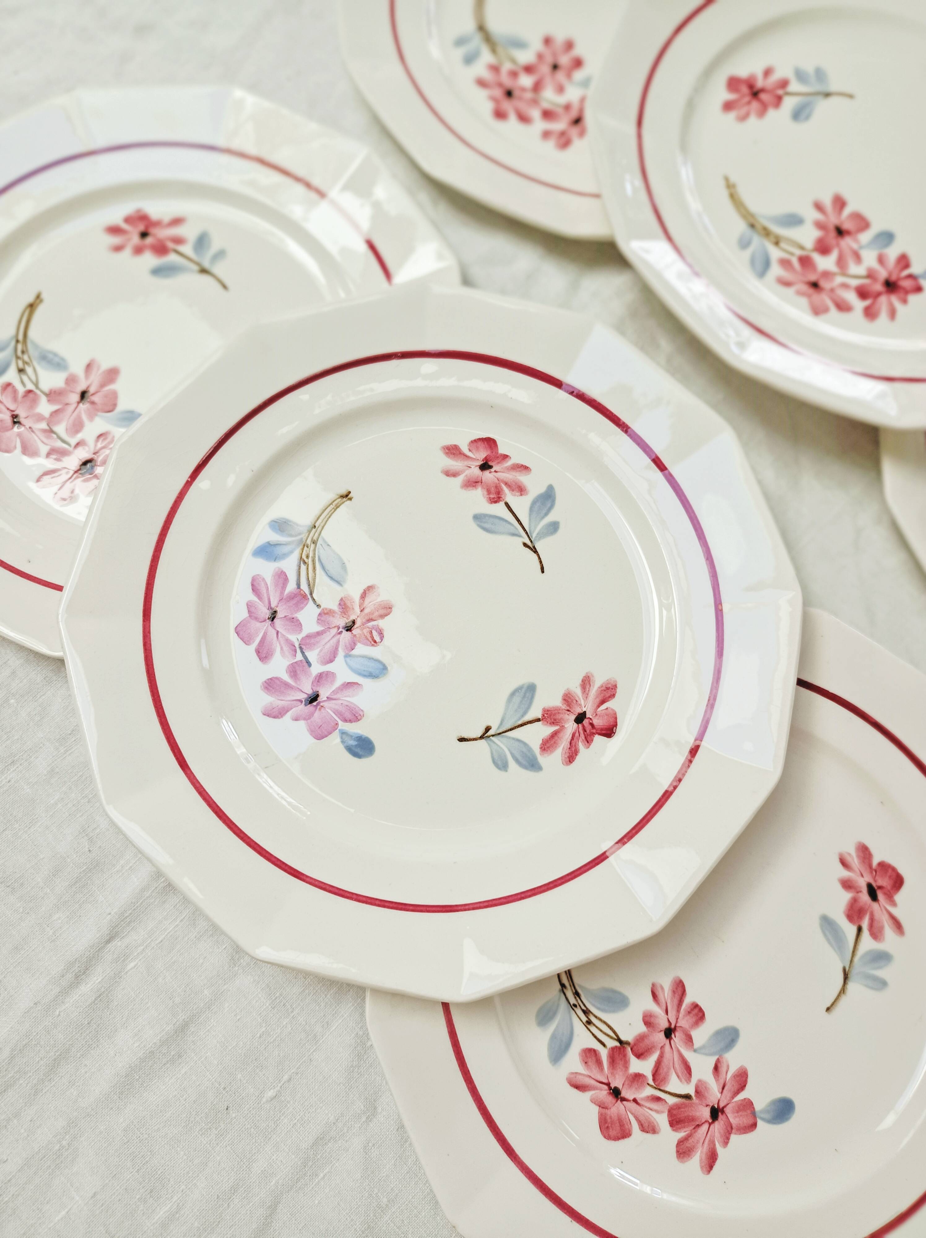 6 flat plates St-Amand Ceranord