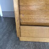 Wooden curtain filing cabinet
