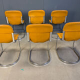 Vintage dining chairs by Cidue set of 6, 1970s