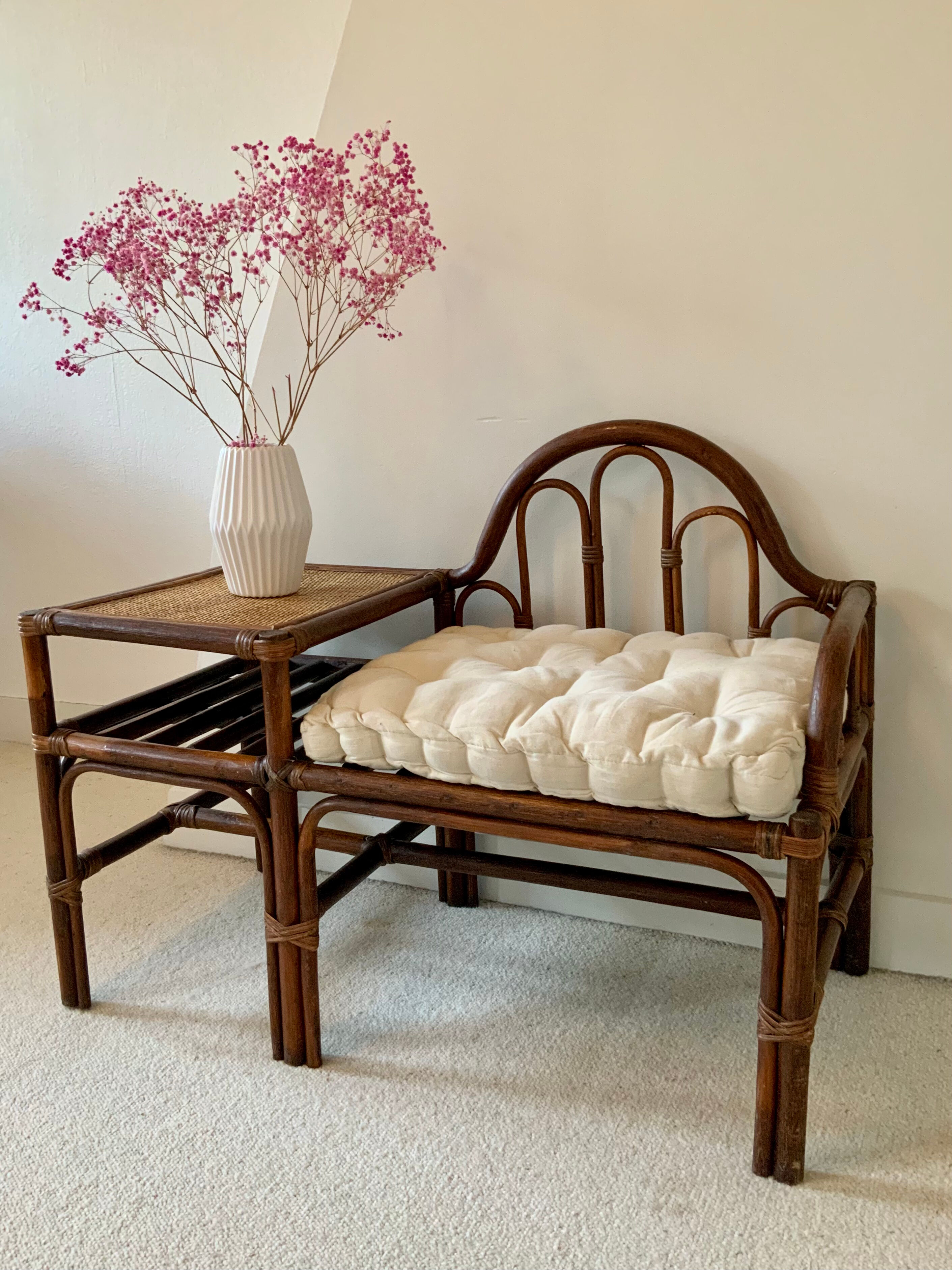 Rattan phone furniture
