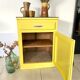 Old yellow vintage jam maker
