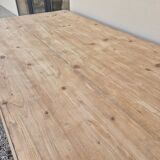 Old rustic farmhouse store table 2 drawers -2m22