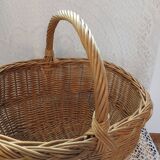 Antique wicker/rattan basket