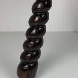 French modernist wood turned bobbin side sable in the manner of Charles Dud
