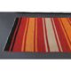 1970s Vintage Turkish Oushak Handmade Wool Cotton Orange Runner Rug 57x445
