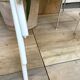 Lot de 4 fauteuils empilables années 60-70 en métal et plastique jardin