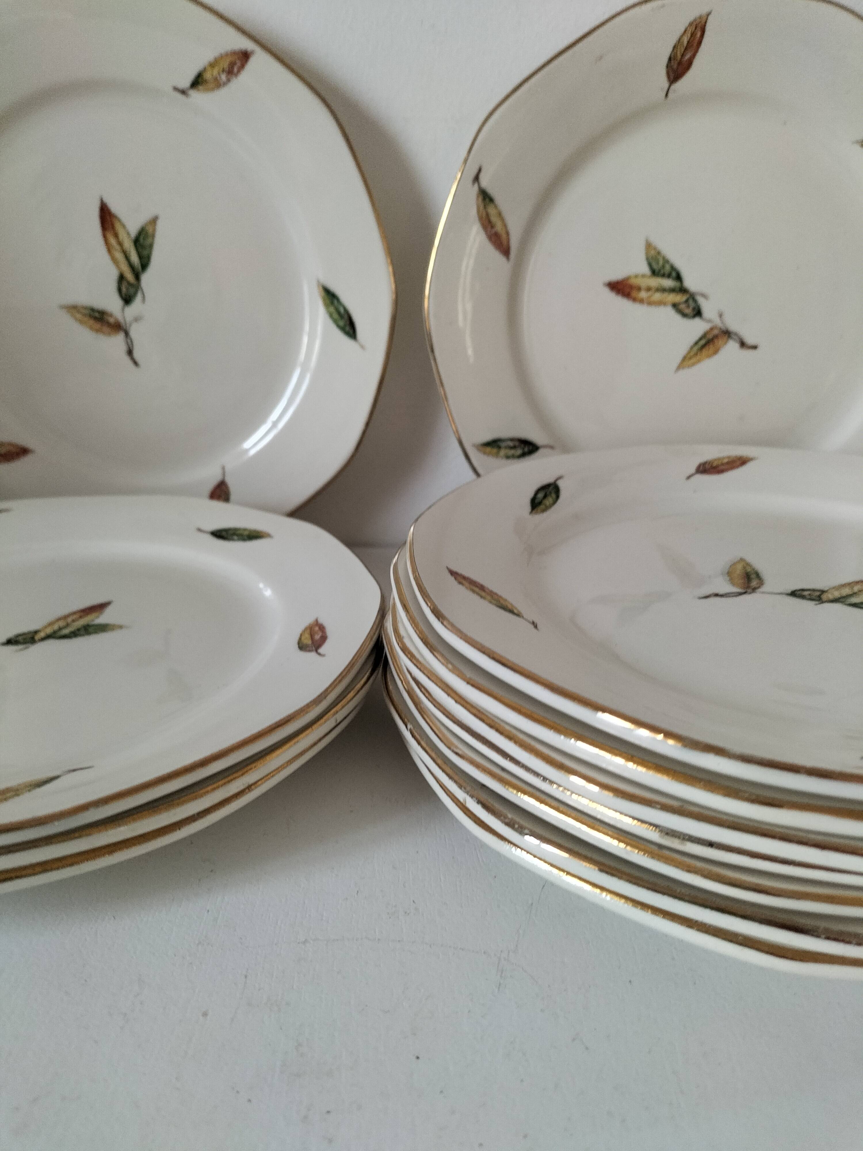 Digoin Sarreguemines Nemours Model Plates.