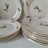 Digoin Sarreguemines Nemours Model Plates.