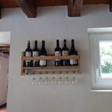 wall bottle shelf
