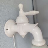 Vintage ceramic wall lamp tap with drop 80