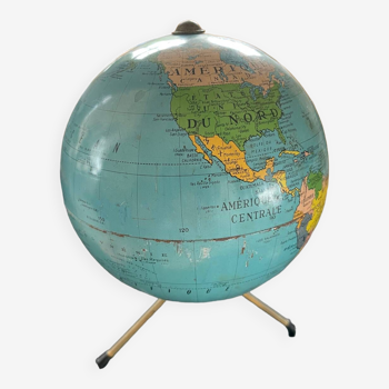 Globe terrestre, 1950-60