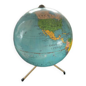 globe terrestre, 1950-60