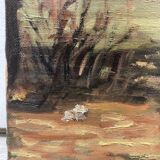 Landscape painting signed